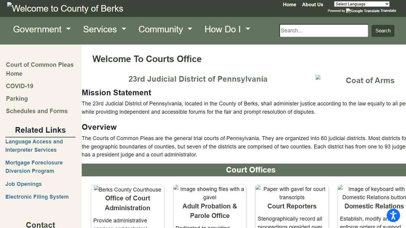 Berks County - Court of Common Pleas
